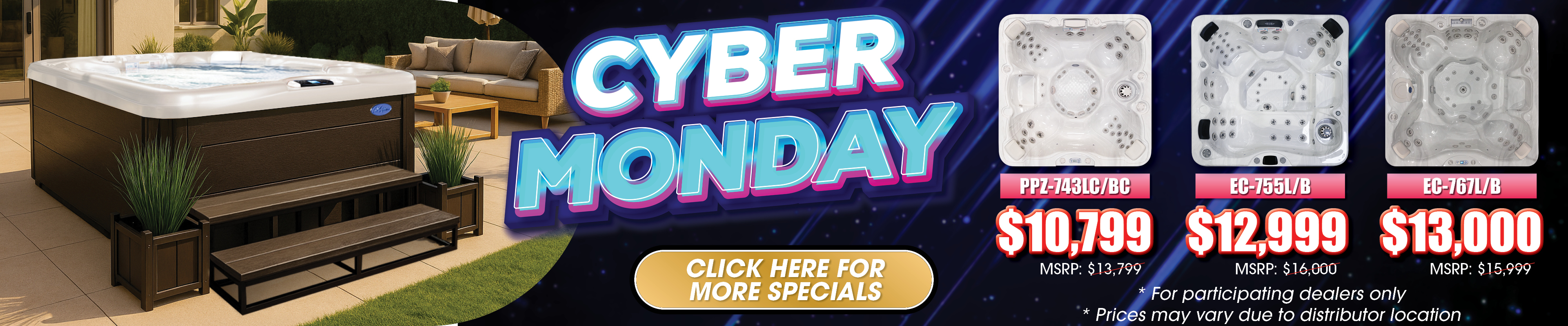 Calspas hot tub being used in a family setting - Pomona