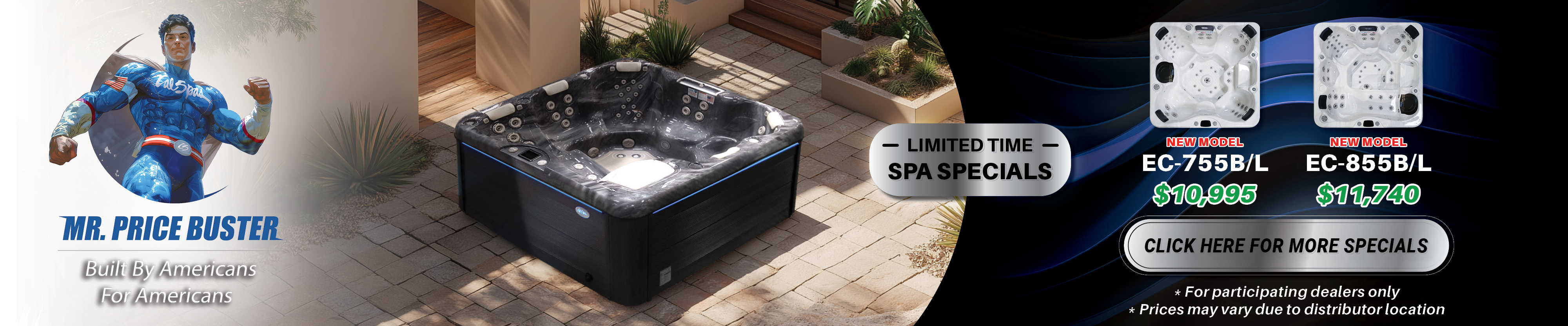 Calspas hot tub being used in a family setting - Pomona